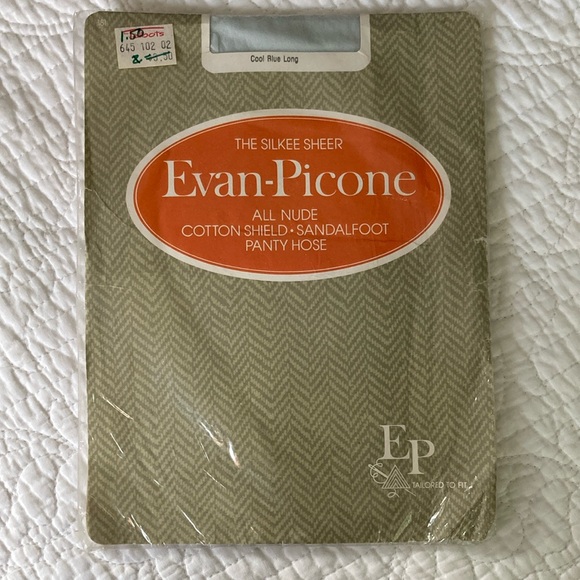 Evan-Picone Pantyhose Silkee Sheer Sandalfoot Control